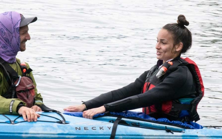 outward bound kayaking trip